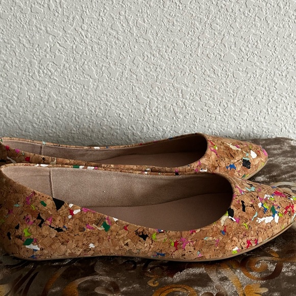Colorful “Cork” pattern flats - Picture 1 of 5